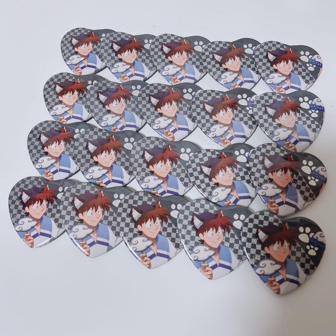 土井半助 ナンジャタウン 缶バッジ ハート缶