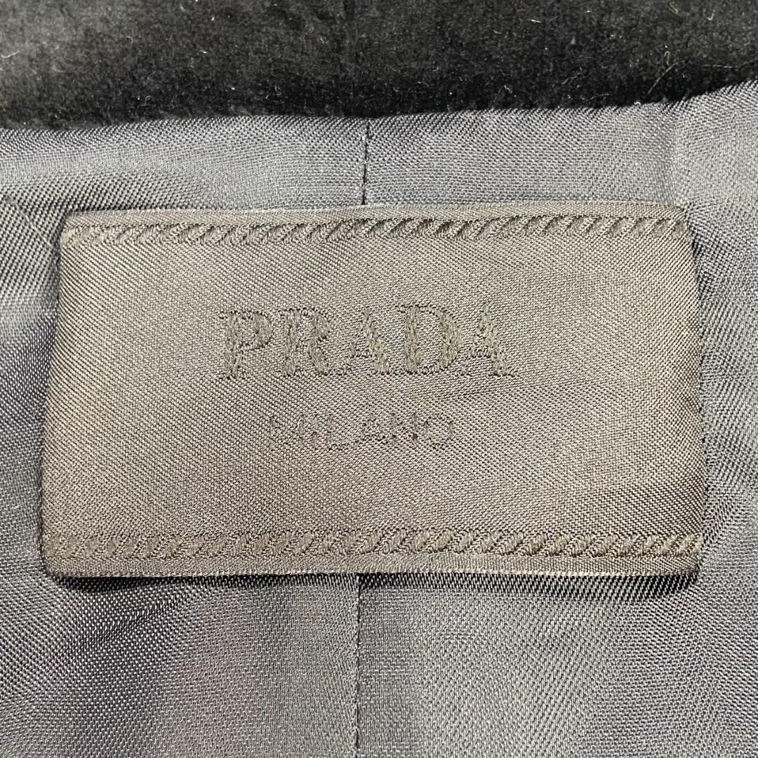 【最高級】PRADA プラダ スーツベスト ジレ トライアングルロゴ ブラック