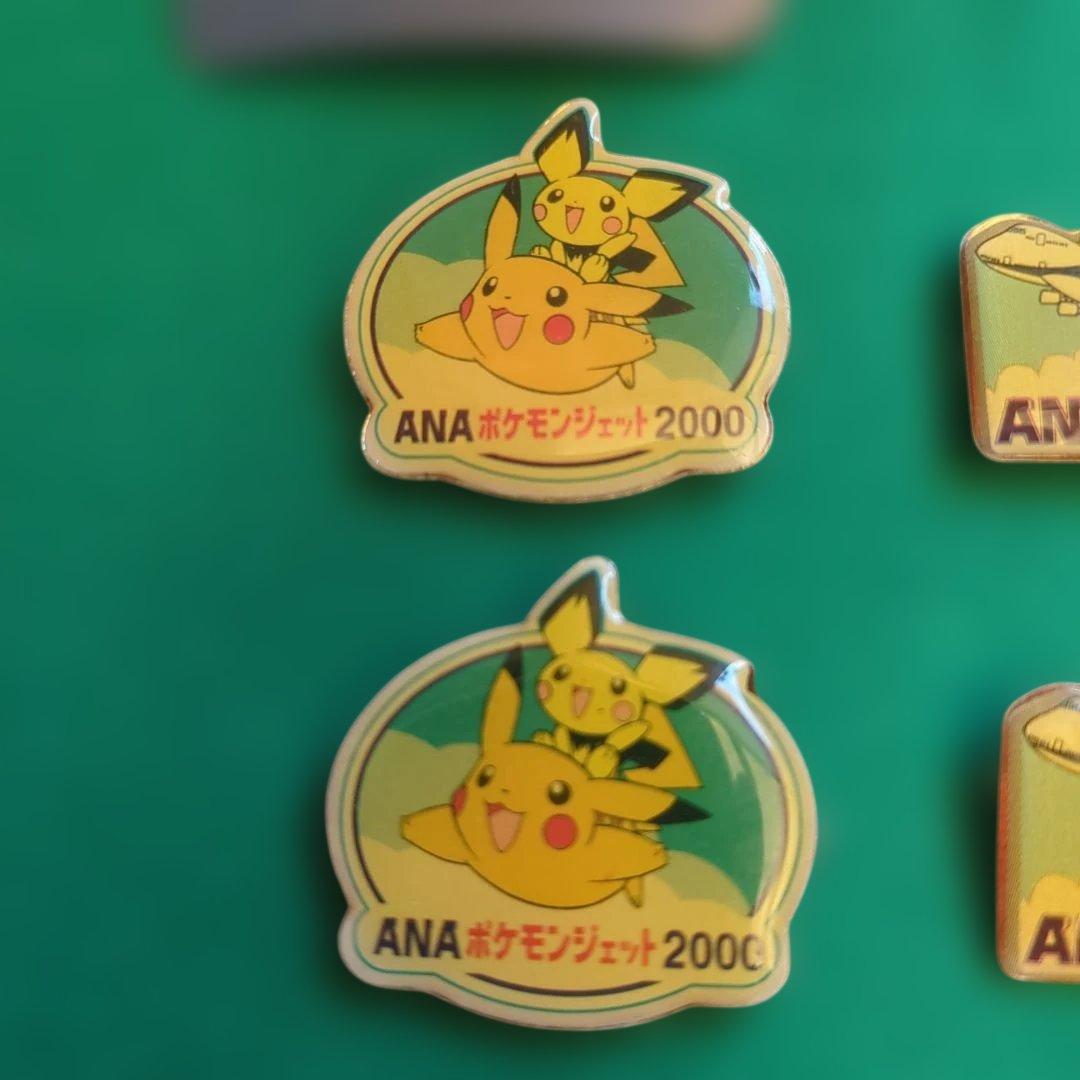 ポケモンセンター ピンズバッジセット　初代　東京　大阪　ANA