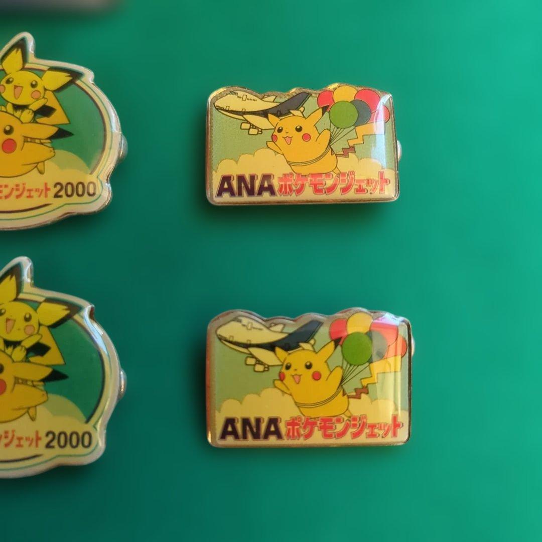 ポケモンセンター ピンズバッジセット　初代　東京　大阪　ANA