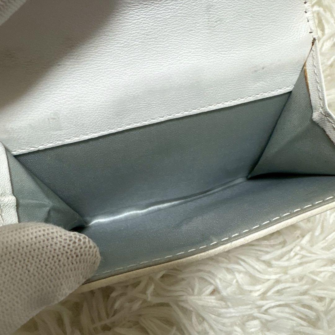 クリスチャンディオール　折財布　トロッター柄　ハート