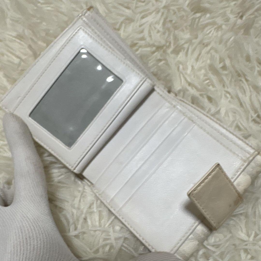 クリスチャンディオール　折財布　トロッター柄　ハート