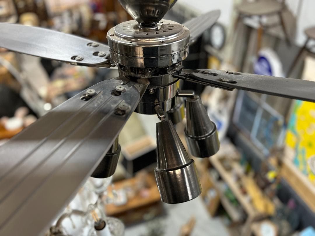 【美品】Ceiling Fan Light / シーリングファンライト｜ LED