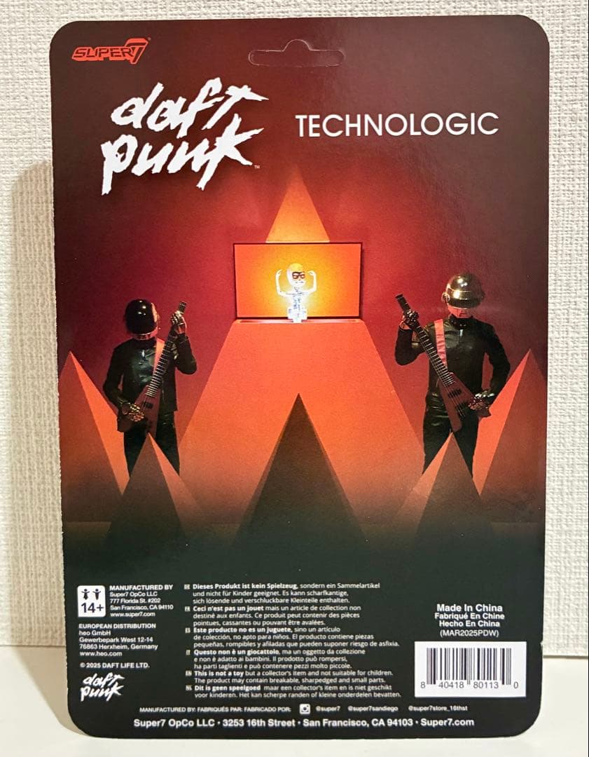 SUPER7 DAFT PUNK ダフトパンク フィギュア テクノロジック