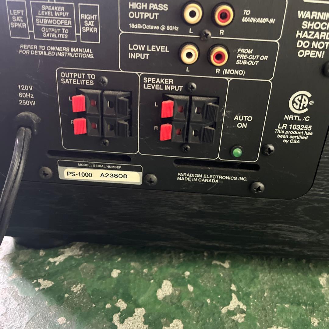 美*英様 Paradigm PS-1000 PS SERIES オーディオ機器