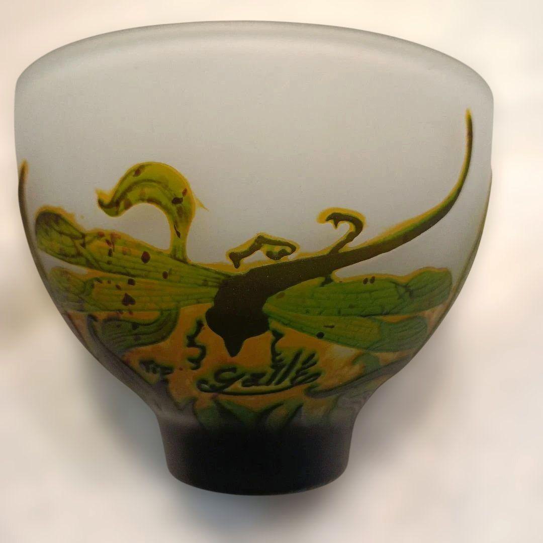 エミール・ガレ　tipガレ　茶碗　ボンボニエール　トンボ