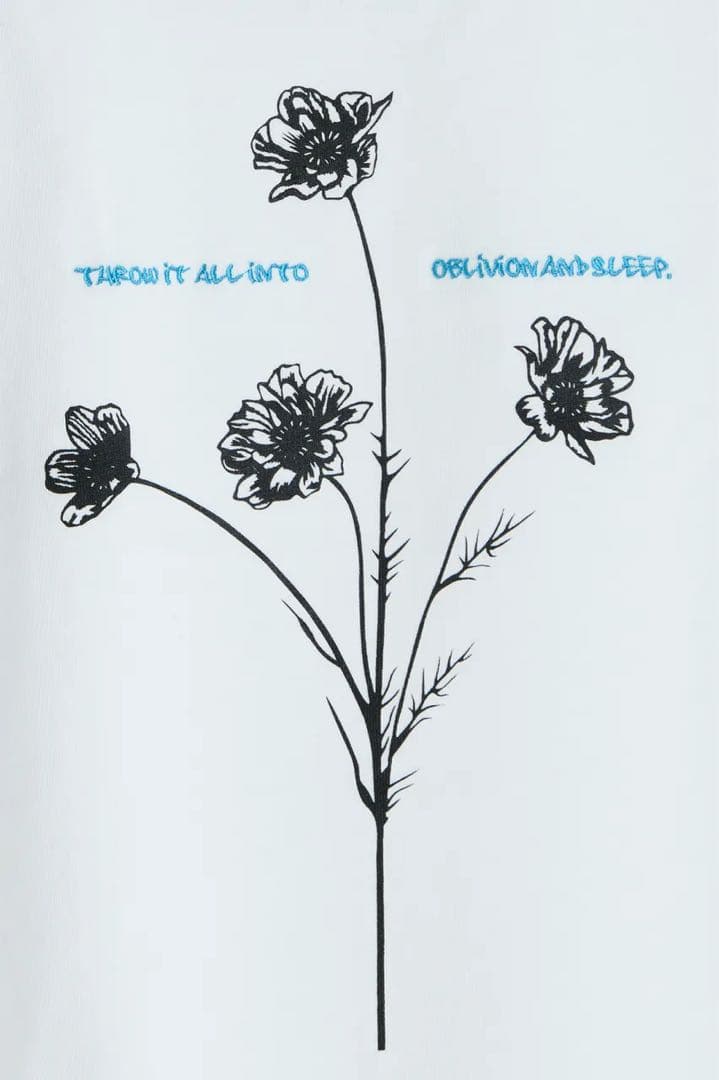 LiSA ROY フラワープリントミニTシャツ