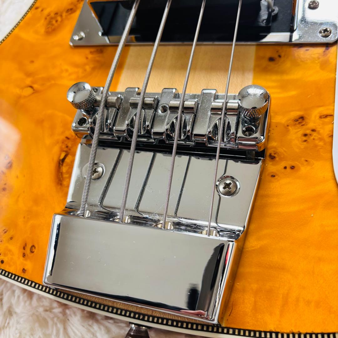 美品 リッケンバッカー 4001タイプ ベース ポプラ 虎杢 美杢 天然杢