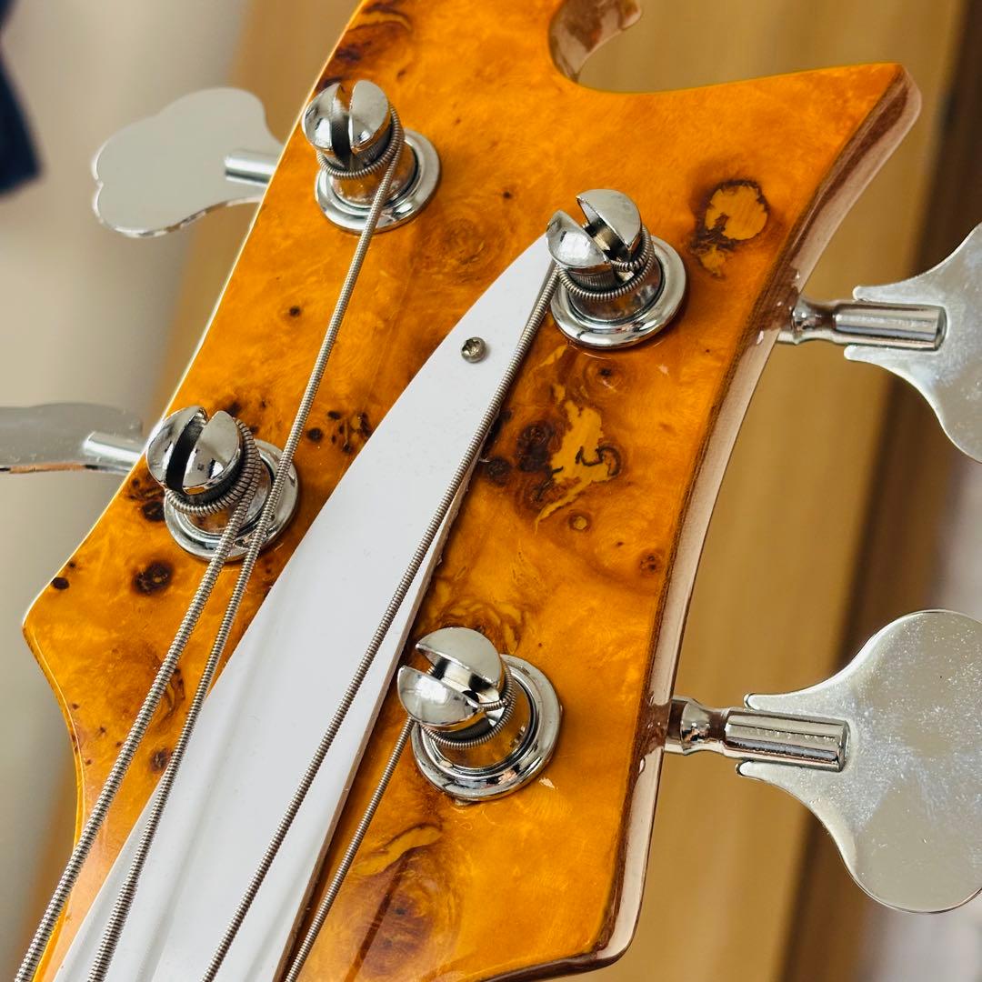 美品 リッケンバッカー 4001タイプ ベース ポプラ 虎杢 美杢 天然杢