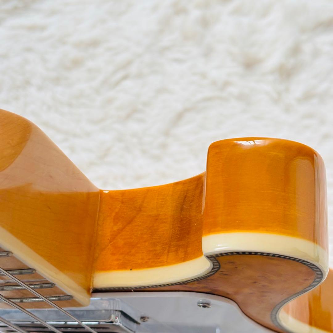 美品 リッケンバッカー 4001タイプ ベース ポプラ 虎杢 美杢 天然杢