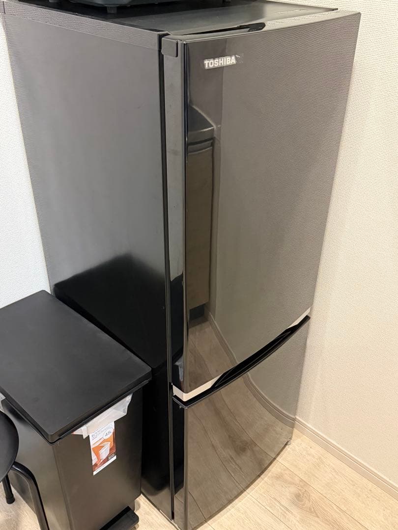TOSHIBA GR-M15BS(K) 冷蔵庫 153L