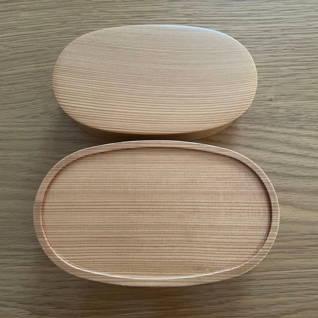 曲げわっぱ　小判入子　栗久　セット