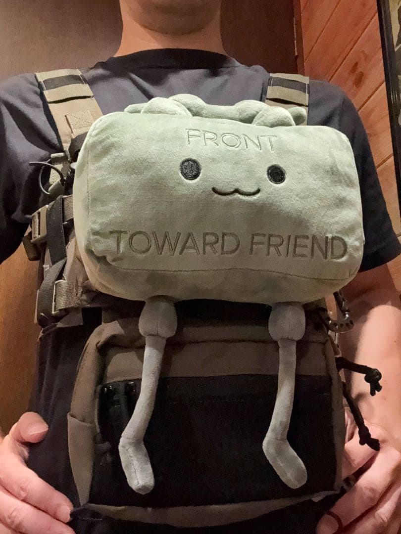 クレイモア地雷 FRONT TOWARD FRIEND ぬいぐるみ メタルギア