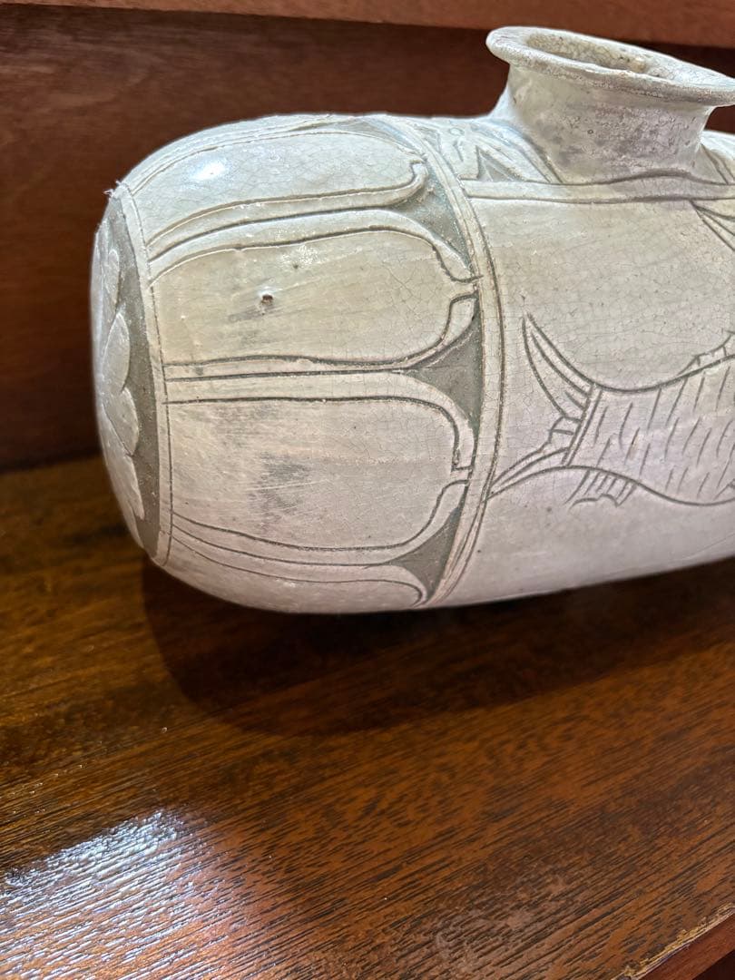 俵壺　置物　魚