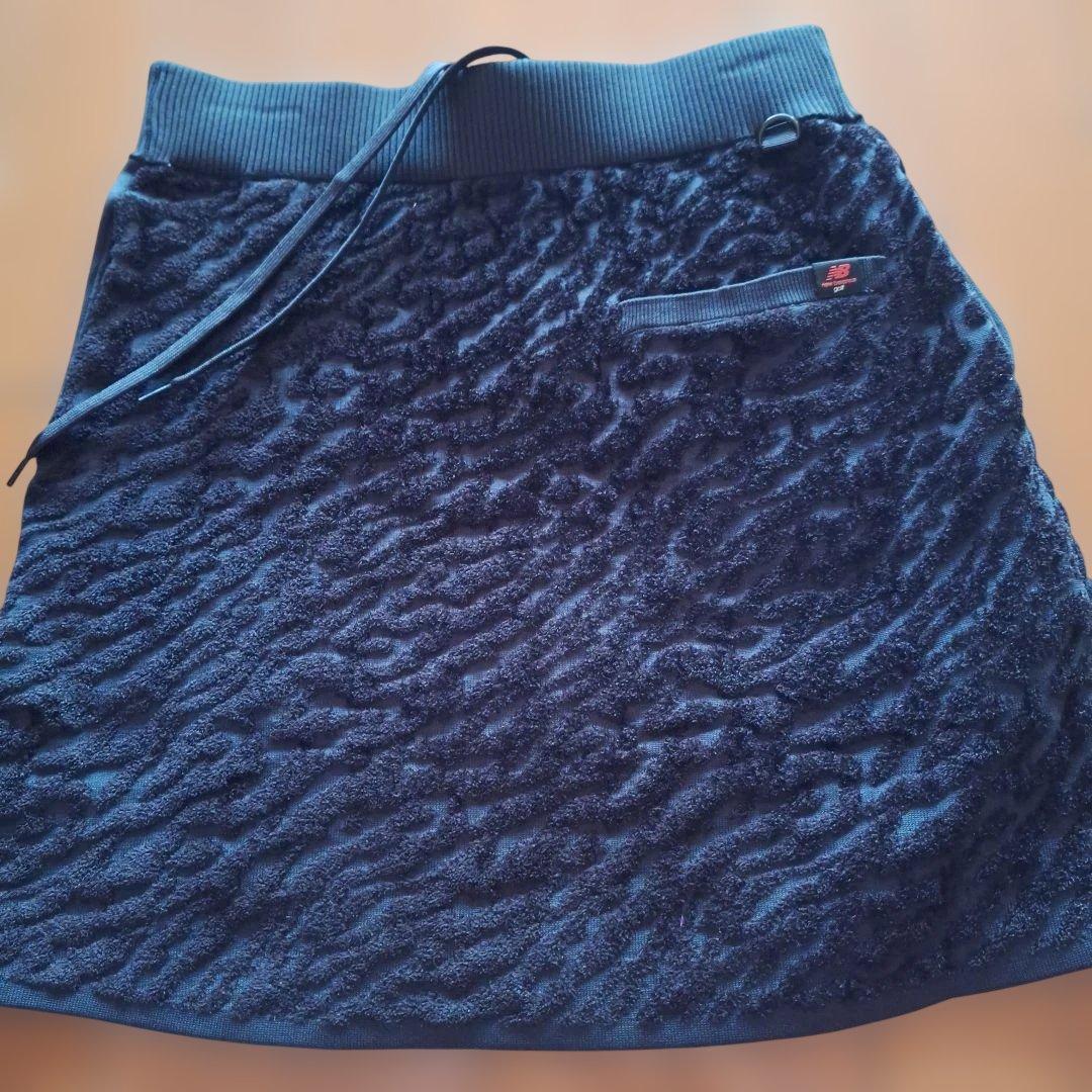 【美品】ニューバランスゴルフ レディース　セットアップ 黒ゼブラ