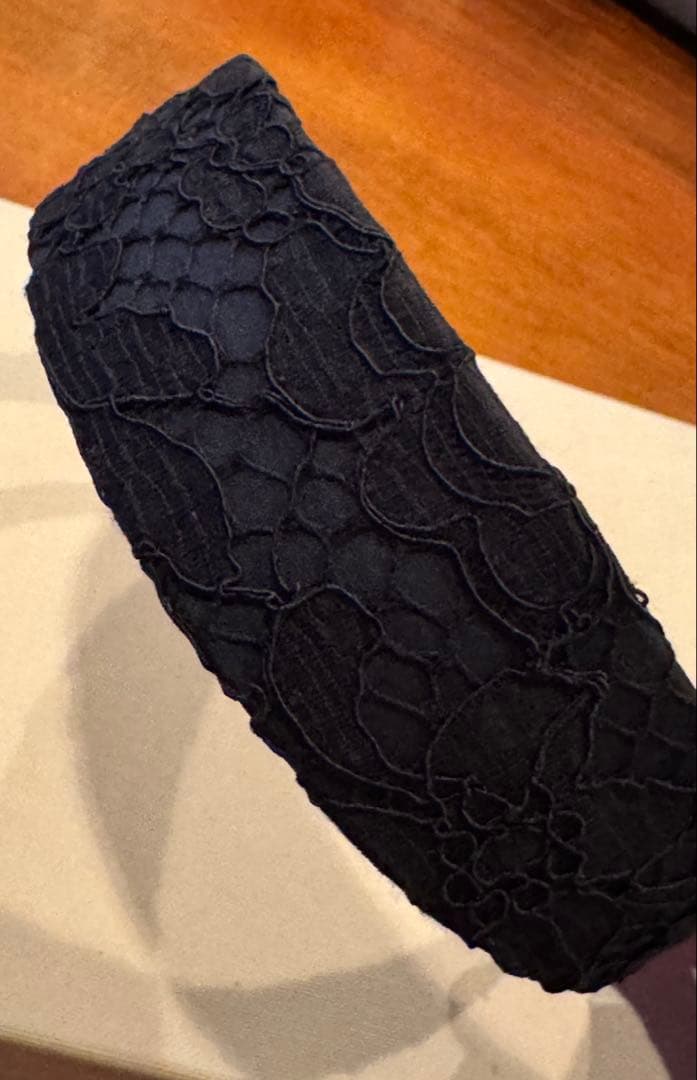 miumiu レースカチューシャ（ブラック）