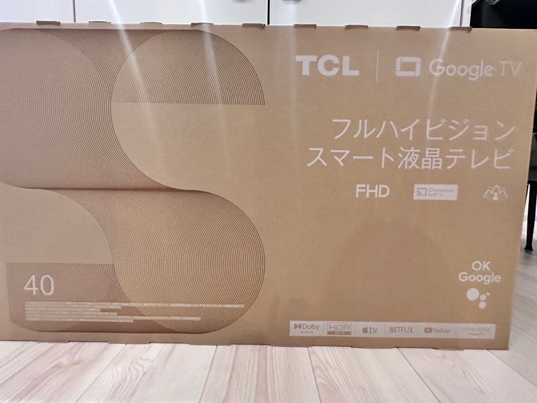 【新品・未開封】TCL 40S5402 フルハイビジョン テレビ