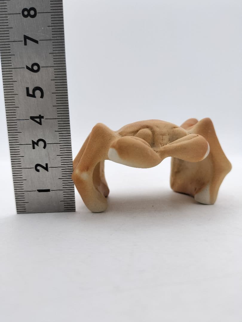 c154【新品・未使用】蓋置 緋﨔 カニ 今岡三四郎 木箱 茶道具