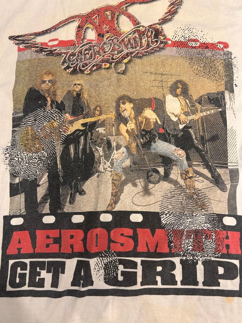 90s Aerosmith \"Get A Grip\" 1993 USツアーT