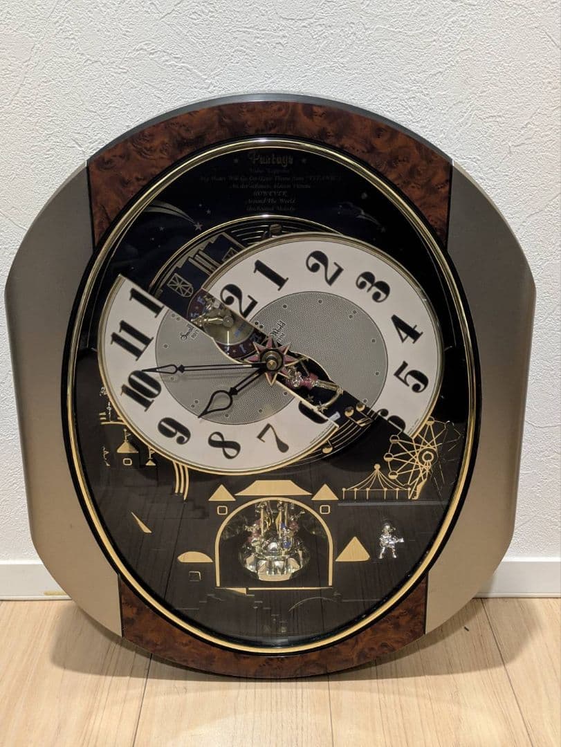 smallworld スモールワールド からくり時計 壁掛け時計　4MH751