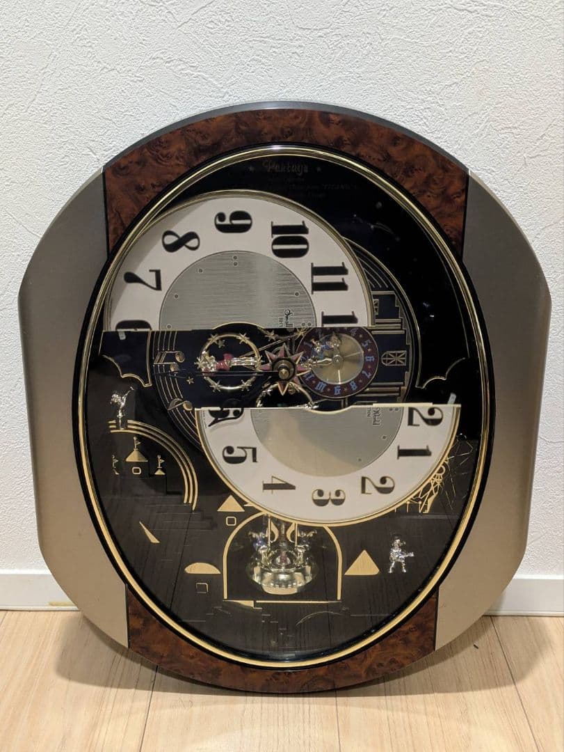 smallworld スモールワールド からくり時計 壁掛け時計　4MH751
