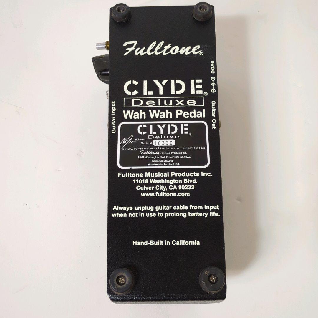 訳あり Fulltone Clyde Deluxe Wah Wah Pedal