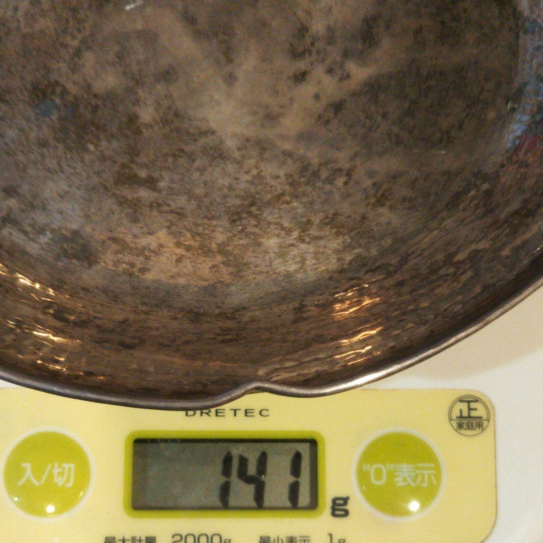 時代物 茶器 骨董品 茶道具 菓子器 純銀刻印あり 三松軒 造