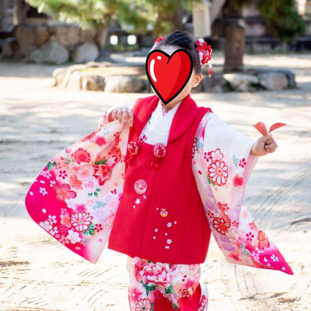 七五三 着物‼️豪華‼️フルセット 3歳 女の子 総額60,000円以上