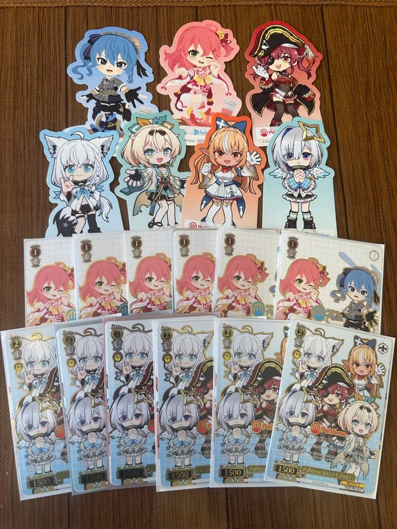 ホロライブエキスポ　ブシロード配布　箔押し　ホロライブ　EXPO プロモ 全種類