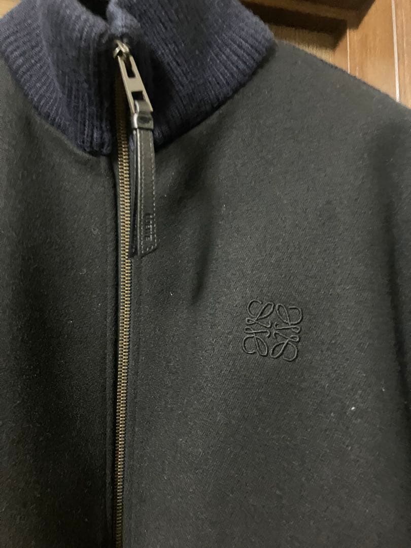 loewe ウールボンバージャケット　ニット切り替え