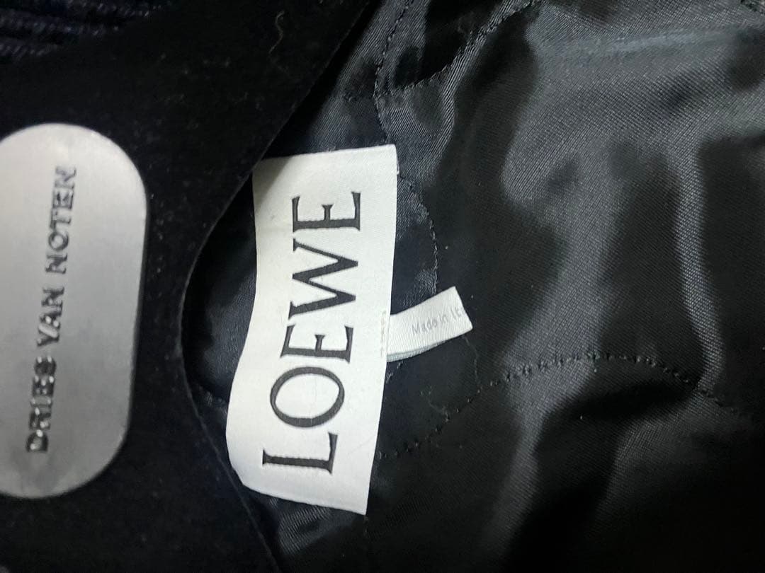 loewe ウールボンバージャケット　ニット切り替え