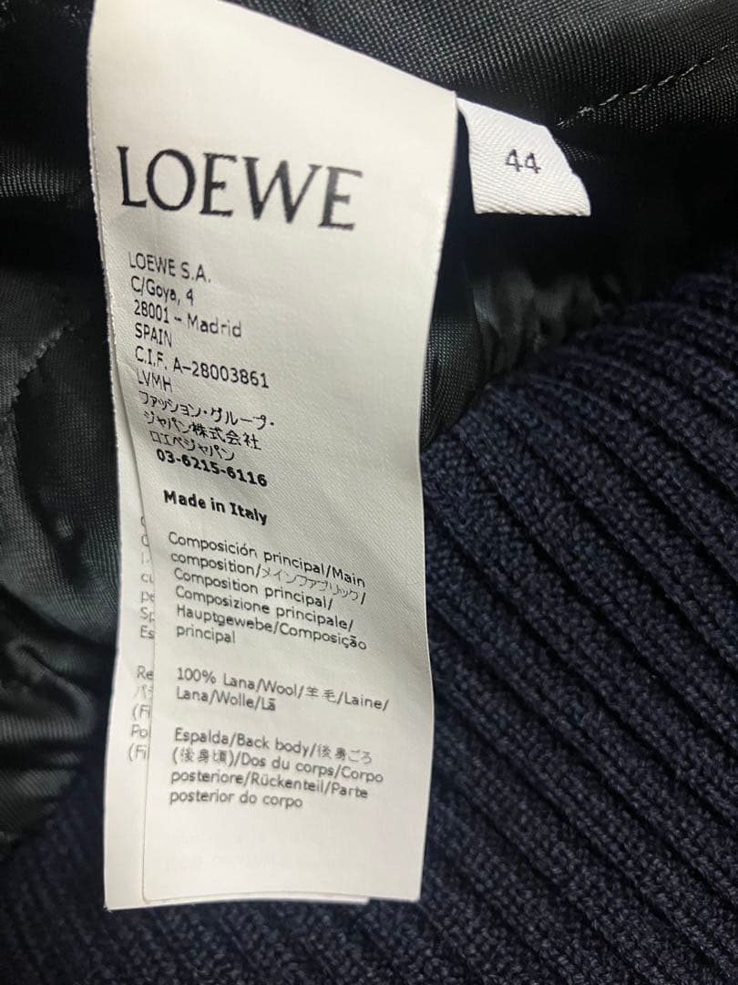 loewe ウールボンバージャケット　ニット切り替え