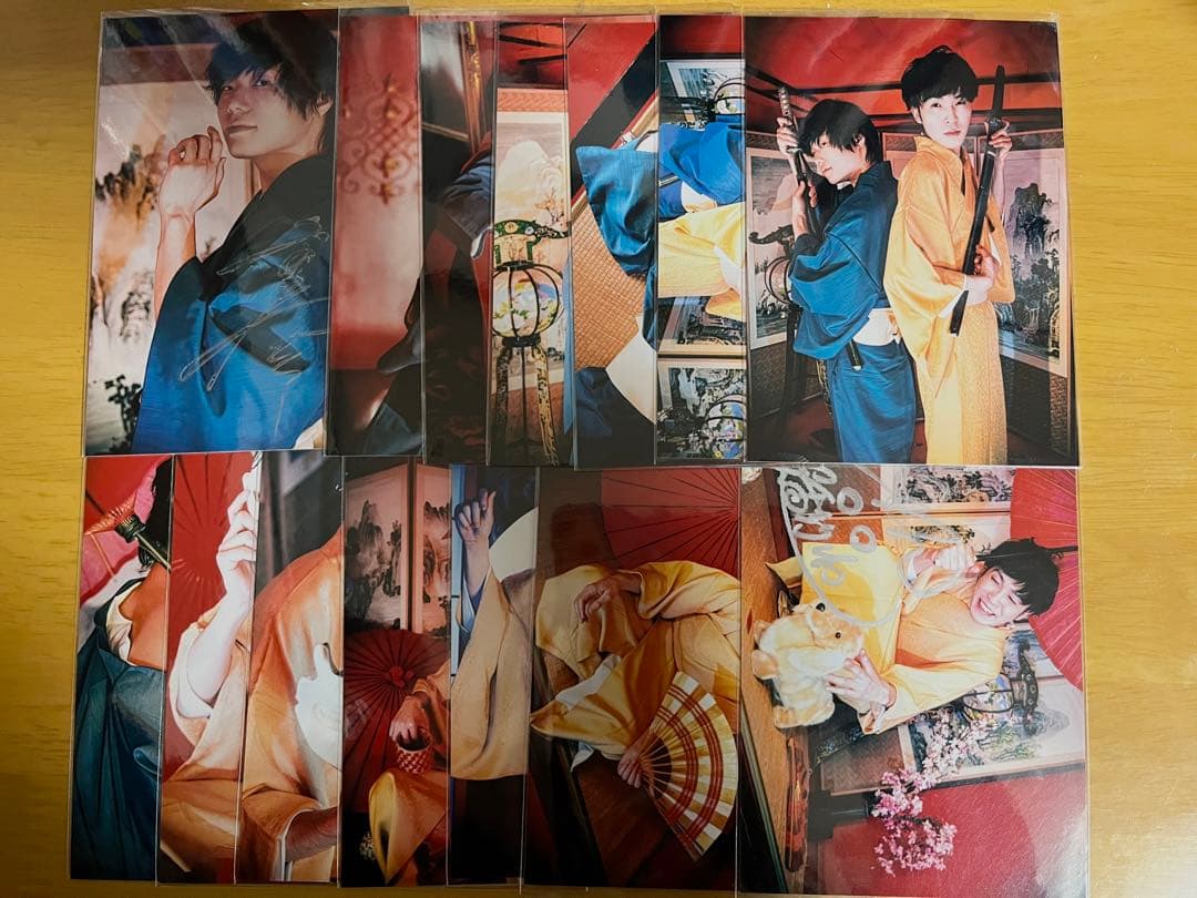 サイン入り　お抹茶煎じ隊　9番街レトロ ブロマイド 14枚セット