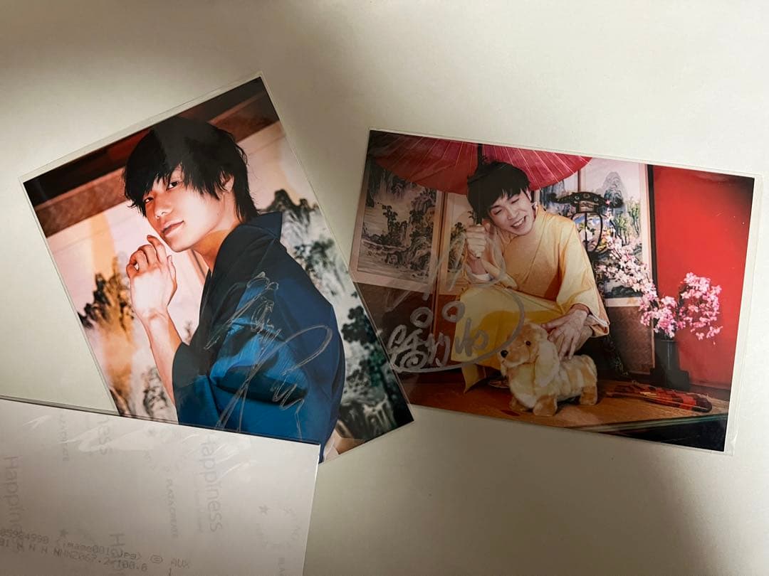 サイン入り　お抹茶煎じ隊　9番街レトロ ブロマイド 14枚セット