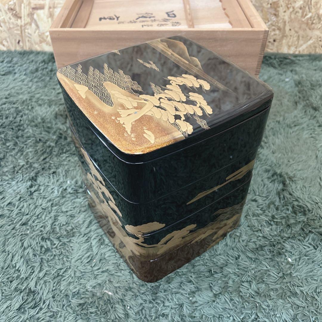 輪島塗　松島蒔絵 ４段お重