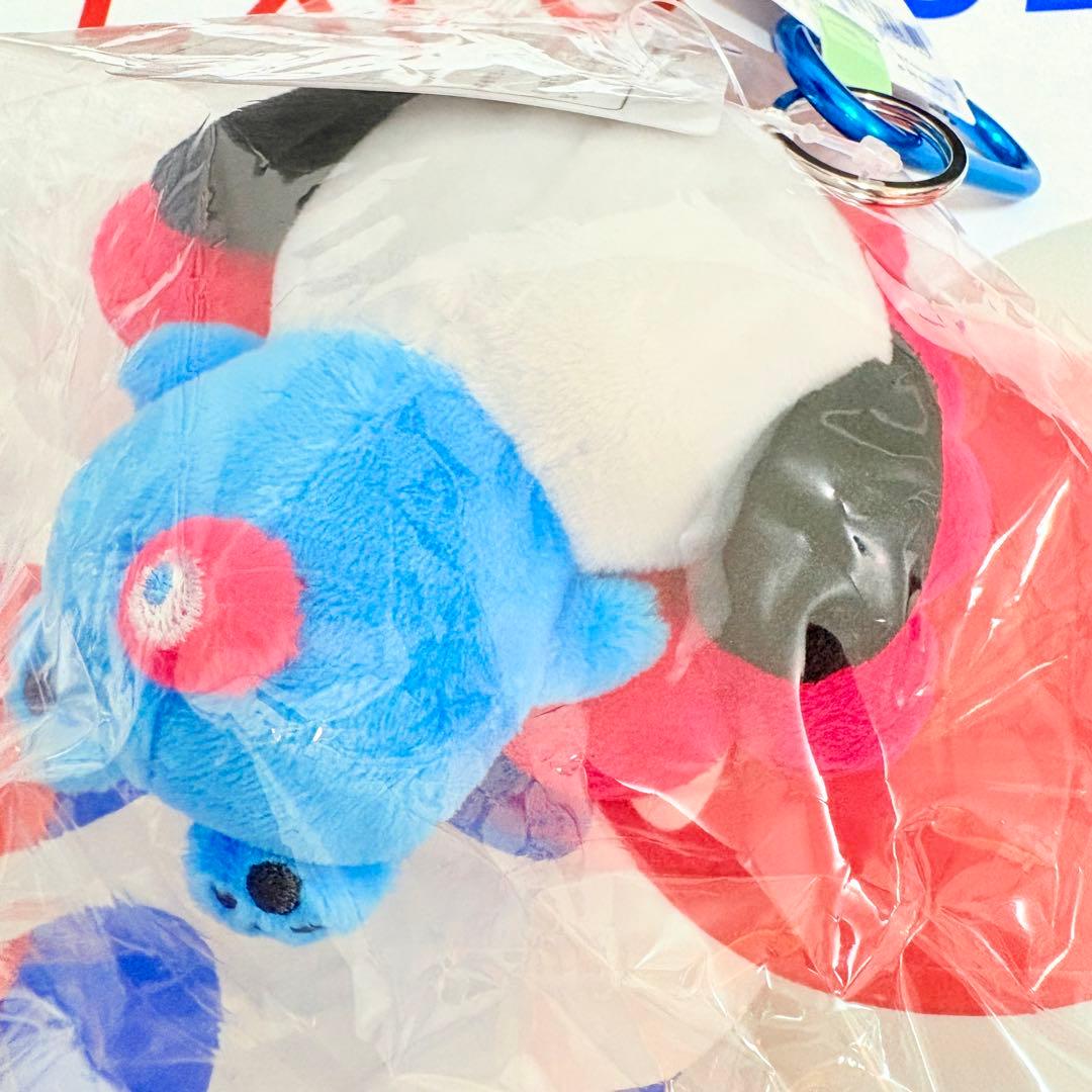 サンリオ　ポチャッコ　ミャクミャクなりきりマスコットキーホルダー　カラビナ付