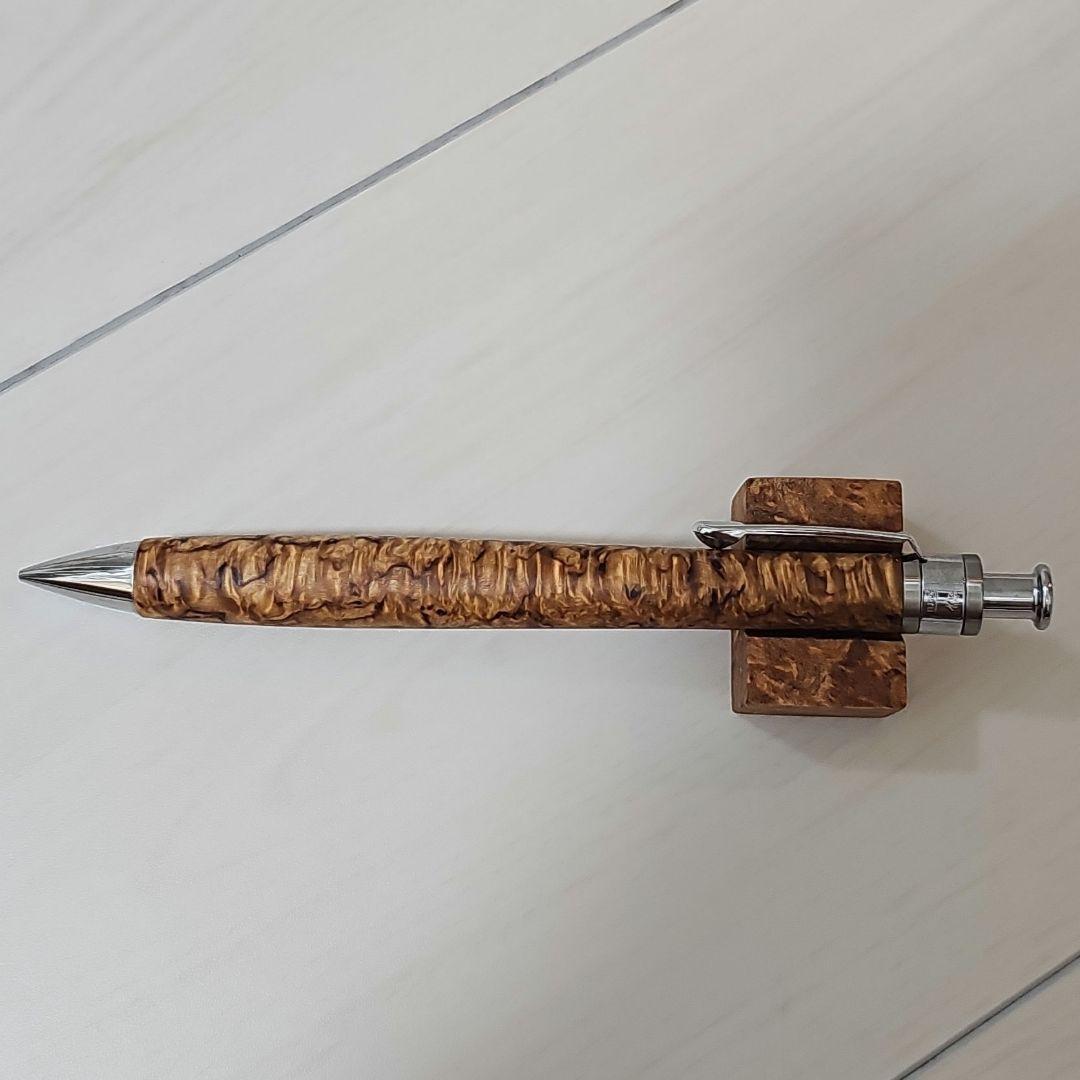 工房楔　ペンシル楔　スタビライズドウッド　マースルバーチ 花梨リボン杢