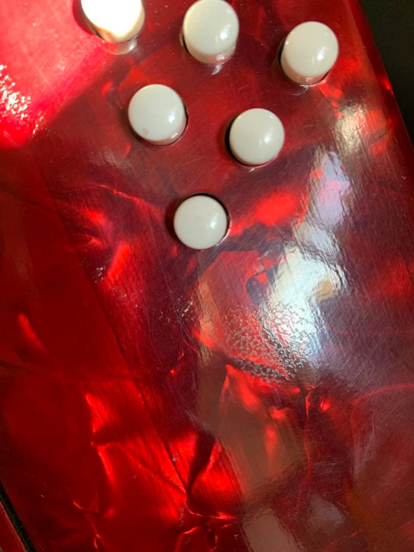 ヤマハアコーディオン　YA-18 30鍵　8905 赤