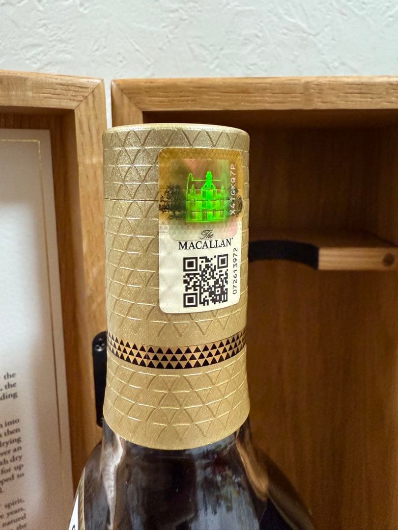 MACALLAN 25年 700ml ウイスキー 木箱付 新品未開封 マッカラン