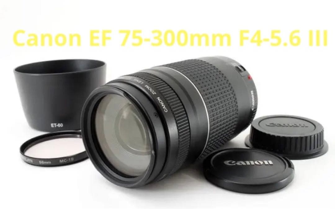 一眼レフカメラ/Canon EF 75-300mm F4-5.6 III