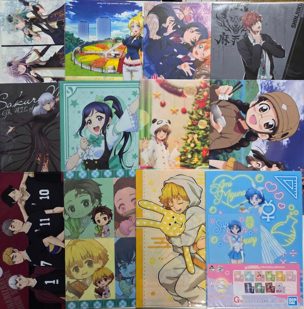 アニメグッズ キャラクターグッズ クリアファイル まとめ売り 250枚以上