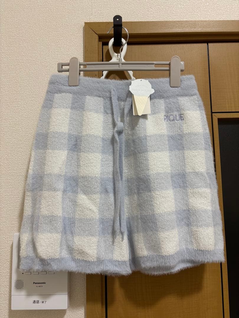 gelato pique チェック柄ルームウェア 3点セット