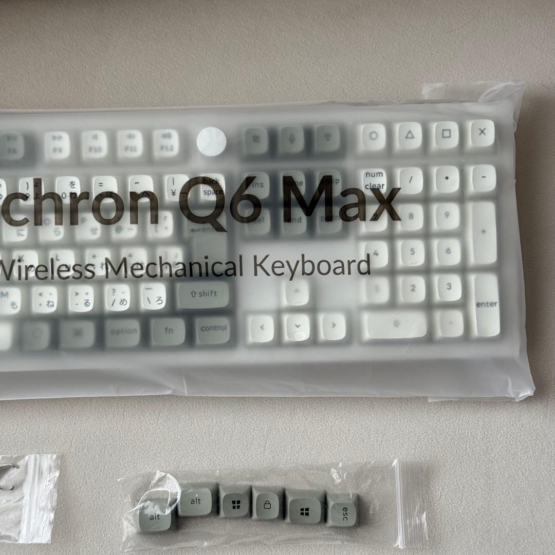 【未使用】Keychron Q6 Max フルサイズワイヤレスキーボード