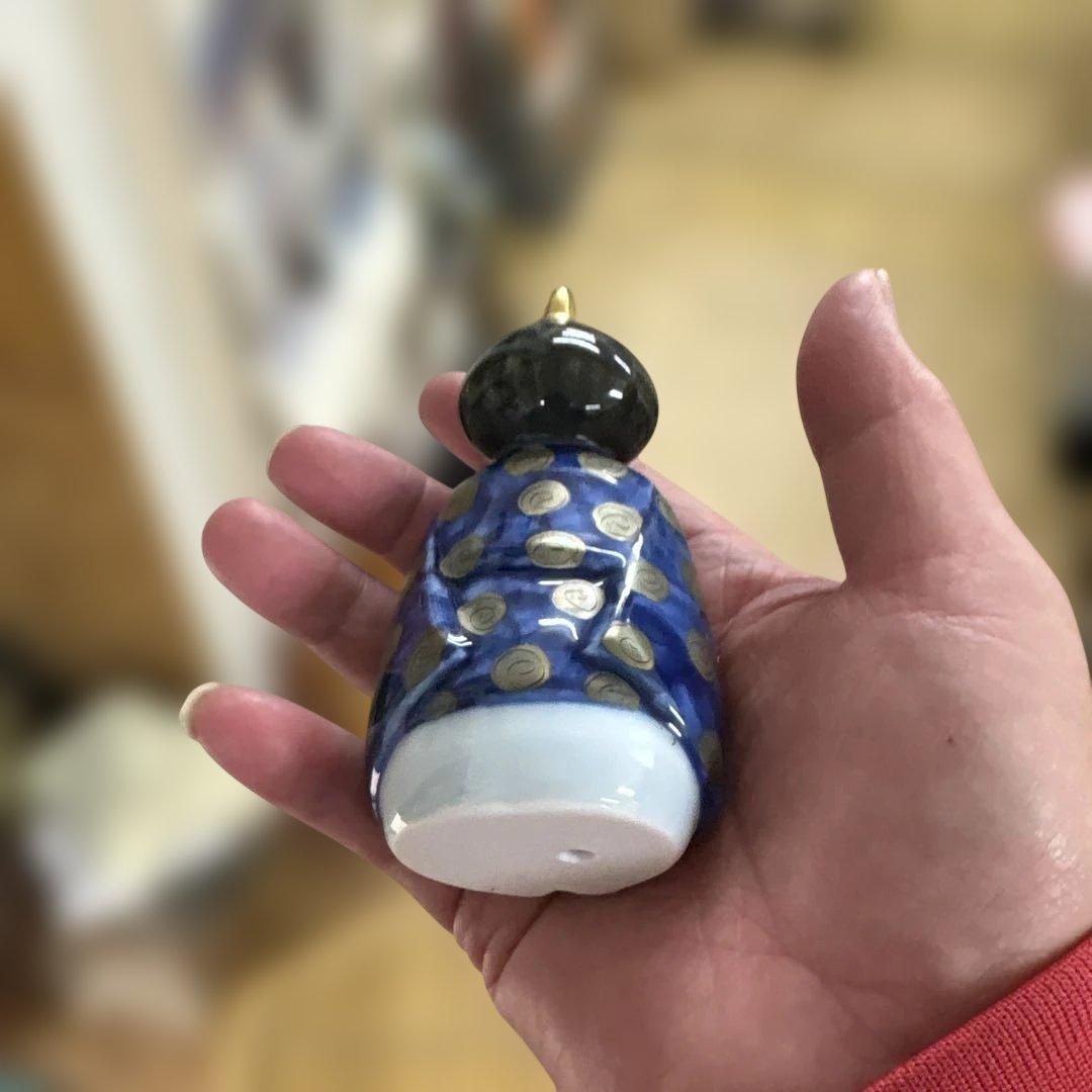 か*こ様 【銀座 和光 WAKO】陶びな 雛人形 桐箱・台座付 親王飾り 陶器製