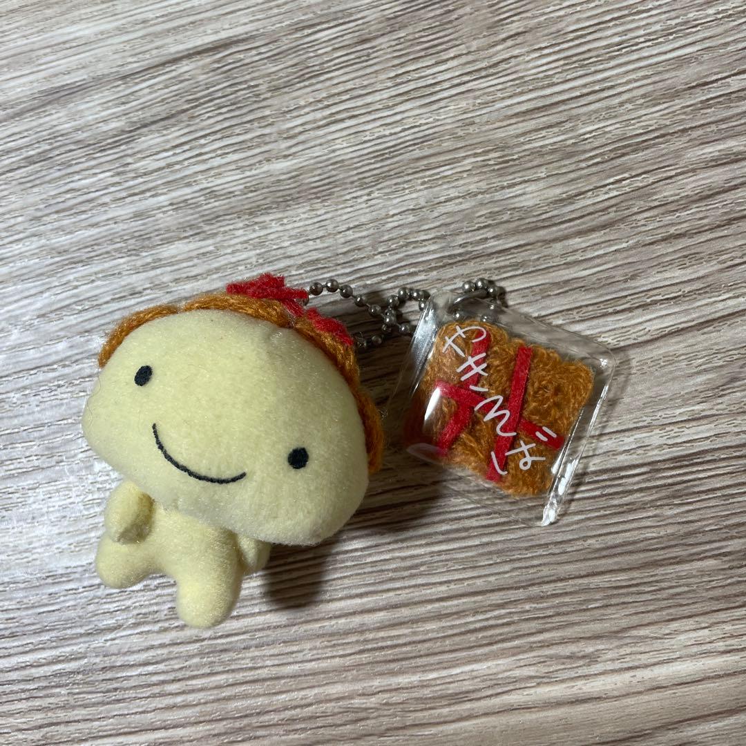 やきそばパン　キーホルダー　こげぱん　サンエックス　平成レトロ