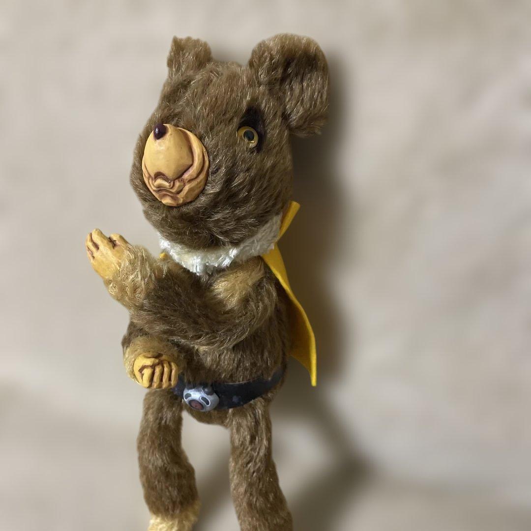 【一点もの】Toy Field ぬいぐるみ:くまライダー　手作りテディベア