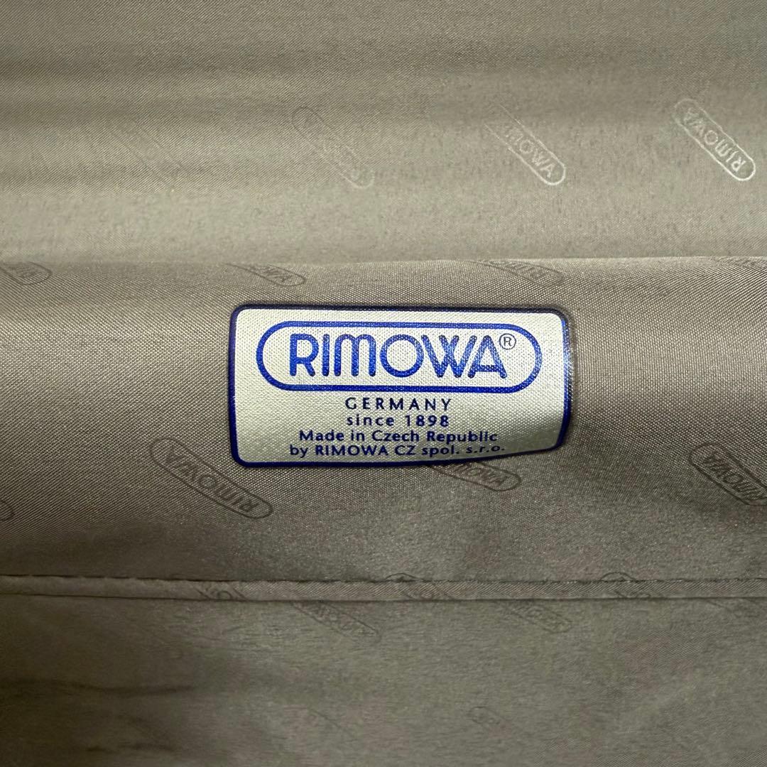 【美品】RIMOWA キャリーケース サルサ トロリー 35L 機内持ち込み　黒
