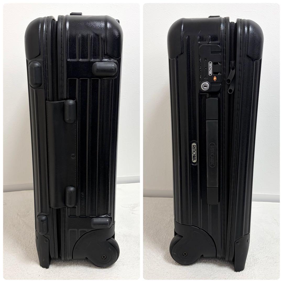 【美品】RIMOWA キャリーケース サルサ トロリー 35L 機内持ち込み　黒