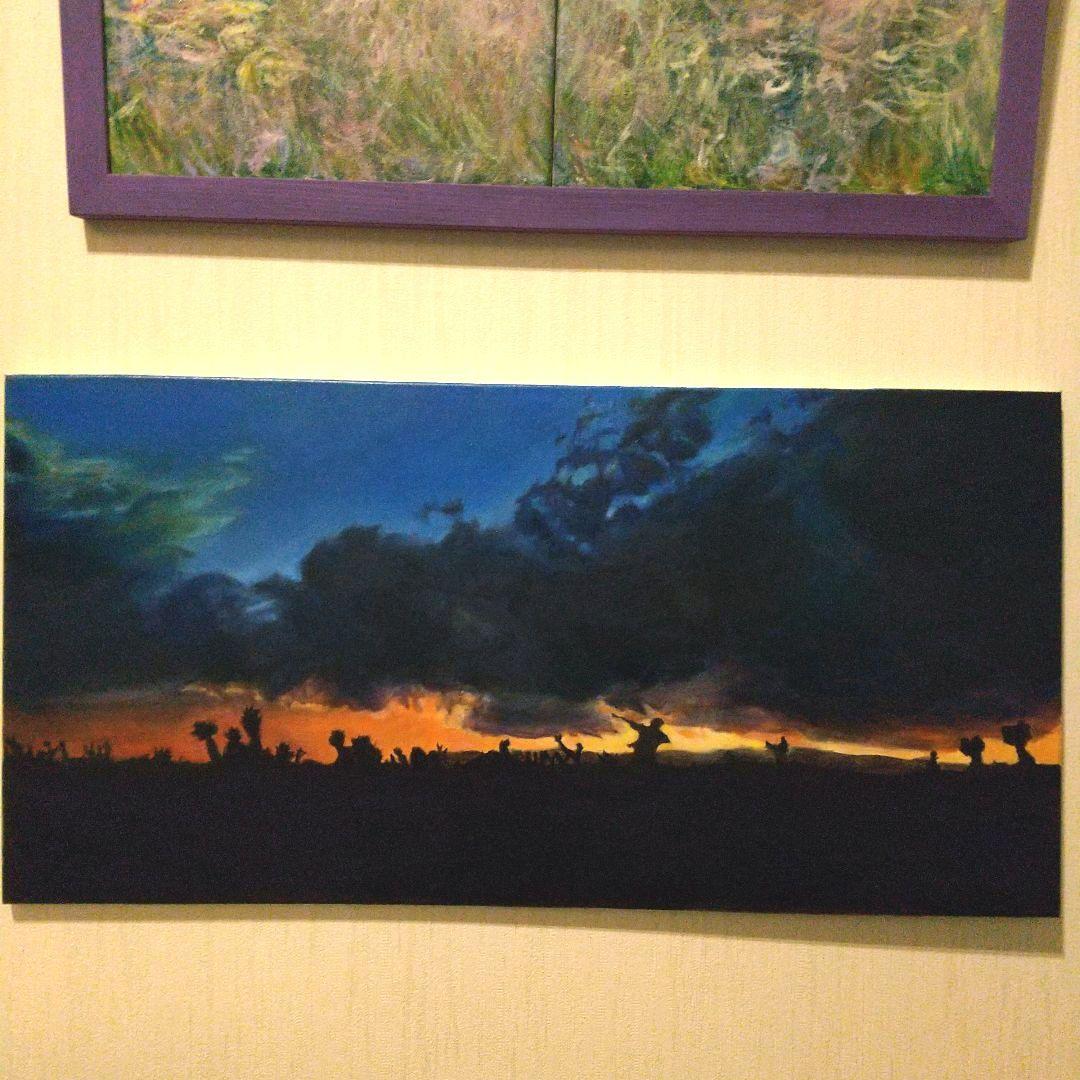 油絵 風景#1 40X80X1.5cm