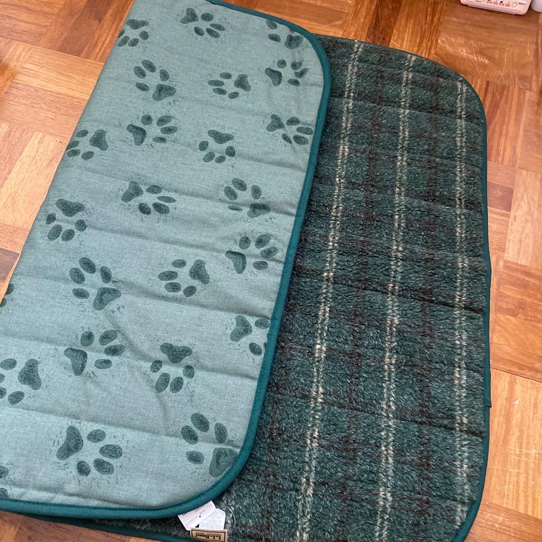 未使用 80's 90's L.L. Bean エルエルビーン 足跡柄 マット